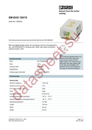 5600639 datasheet  